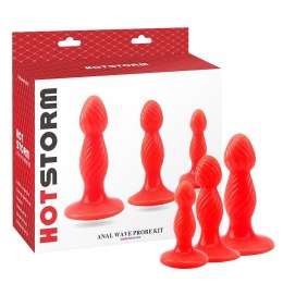 Zestaw 3 rozmiary korki analne trening sex analny Hot Storm