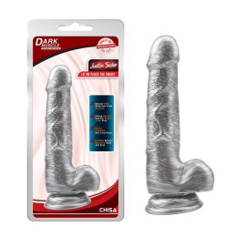 Dildo realistyczne jak penis przyssawka jądra 19cm DarkMuscle