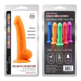 Dildo realistyczne penis naturalne przyssawka 21cm Deluxe Pure Nature