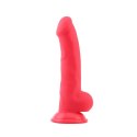 Dildo realistyczne penis naturalne przyssawka 21cm Deluxe Pure Nature