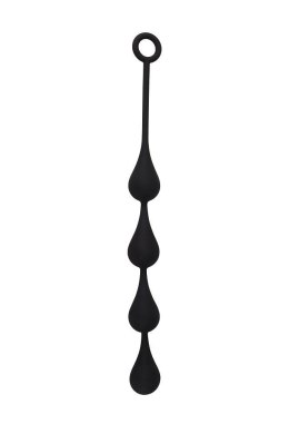 Koraliki analne kulki sznur do pupy orgazm 44 cm Black Mont