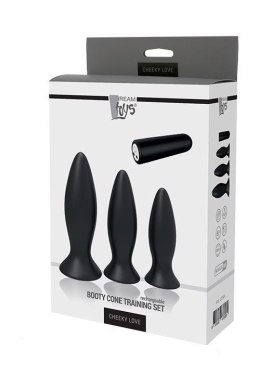 Zestaw do trenngu analnego 3x korek wibrujący Dream Toys