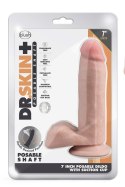 Duży miękki realistyczny penis z przyssawką 17 cm Blush