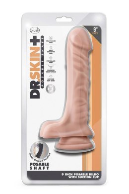 Miękkie realistyczne dildo wibrujące z przyssawką Blush