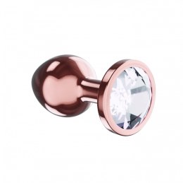 Plug-Butt Plug Diamond Moonstone Shine S Rose Gold Lola Games