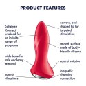 Korek analny - Rotator Plug 1 Connect App (Red) Satisfyer