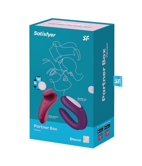 Zestaw wibrator masażer satisfyer partner box 1 Satisfyer