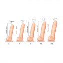 Realistyczne dildo sliding skin vanilla m Strap-on-me