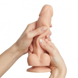 Realistyczne dildo z przyssawka podwójna skóra Strap-on-me