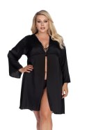 LAURA black robe XXL+ (czarny szlafrok) Anais