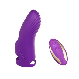 Nakładka wibrator na palec z pilotem Aurora purple B - Series Joy