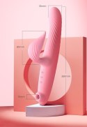 3 in 1 Thrusting Vibrator PINK B - Series Cute