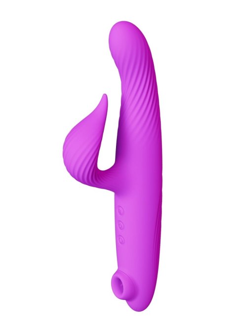 3 in 1 Thrusting Vibrator PURPLE Boss Series Cute