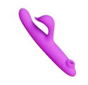 3 in 1 Thrusting Vibrator PURPLE Boss Series Cute