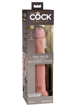 10 Inch 2Density Silicone Cock Light skin tone