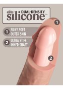 10 Inch 2Density Silicone Cock Light skin tone