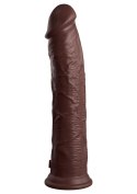 11 Inch 2Density Silicone Cock Brown skin tone