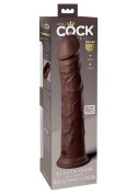 11 Inch 2Density Silicone Cock Brown skin tone