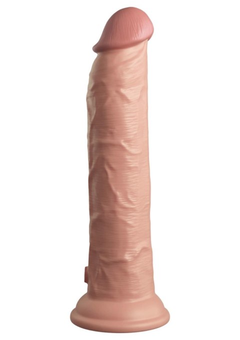 9 Inch 2Density Vibrating Cock Light skin tone