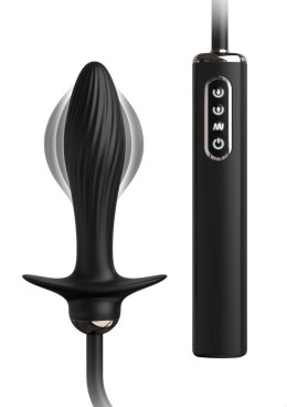 Auto Throb Inflatable Plug Black