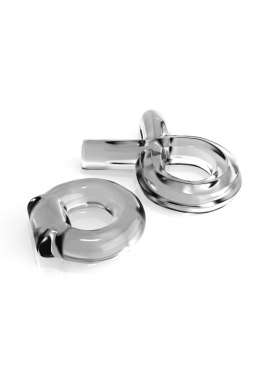 Couples Cock Ring Set Transparent