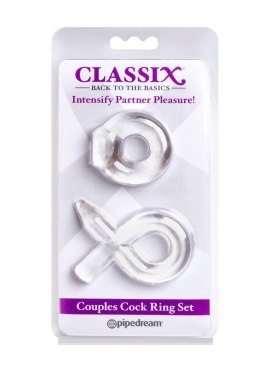 Couples Cock Ring Set Transparent