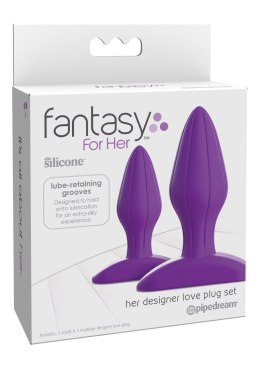 Her Designer Love Plug Set Purple