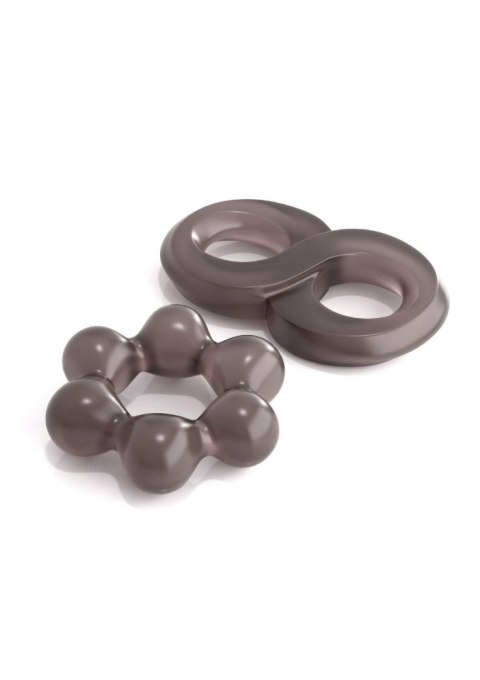 Performance Cock Ring Set Grey