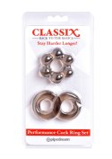 Performance Cock Ring Set Grey