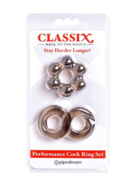 Performance Cock Ring Set Grey