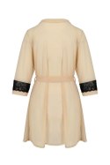 Bielizna-DAISY PEIGNOIR beige L/XL Casmir