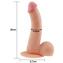 Dildo cieliste realistyczny wygląd penisa 20 cm Lovetoy