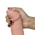 Dildo realistyczne gumowe z przyssawką wibracje Lovetoy