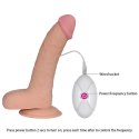 Dildo realistyczne gumowe z przyssawką wibracje Lovetoy