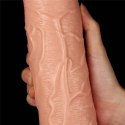 Długie potężne dildo z przyssawką i żyłami 28 cm Lovetoy