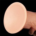 Długie potężne dildo z przyssawką i żyłami 28 cm Lovetoy