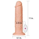 Grube ogromne dildo z przyssawką wibracje 28 cm Lovetoy