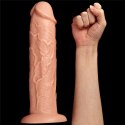 Grube ogromne dildo z przyssawką wibracje 28 cm Lovetoy