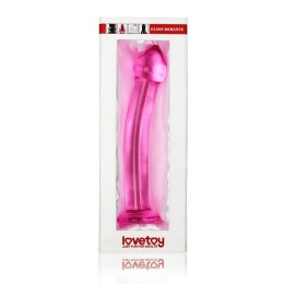 Lekko zakrzywione dildo proste różowe 18,5 cm Lovetoy