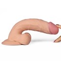 Proste dildo eko skóra realistyczne wibracje 22 cm Lovetoy