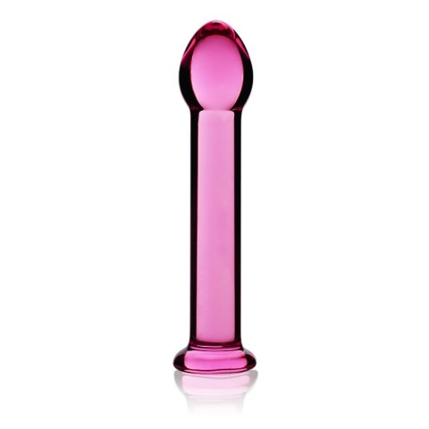 Szklane dildo z prostym trzonem i główką 16 cm Lovetoy