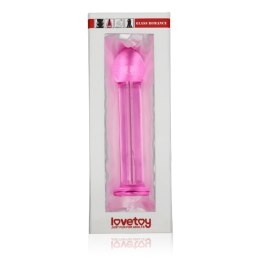 Szklane dildo z prostym trzonem i główką 16 cm Lovetoy