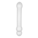 Zakrzywione przezroczyste dildo z wypustkami 17 cm Lovetoy