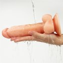 Majtki strap-on w zestawie z wibrującym dildo 20cm Lovetoy