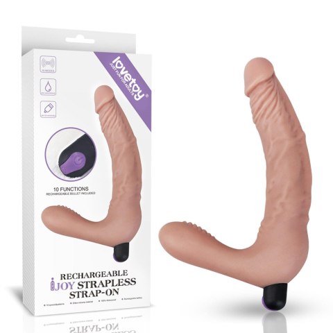 Podwójne dildo z wypustkami strap-on realistyczny Lovetoy