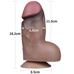 Grube dildo żylaste realistyczne obwód 21,5cm Lovetoy