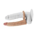 Gumowy strap-on sztuczny penis sex analny 17,5 cm Lovetoy