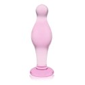 Opływowy szklany sex korek analny różowy 11,5 cm Lovetoy