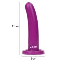 Dildo do strap-ona zabawy silikonowy fiolet 11 cm Lovetoy