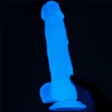 Dildo led giętkie duży penis podświetlany 21,5 cm Lovetoy